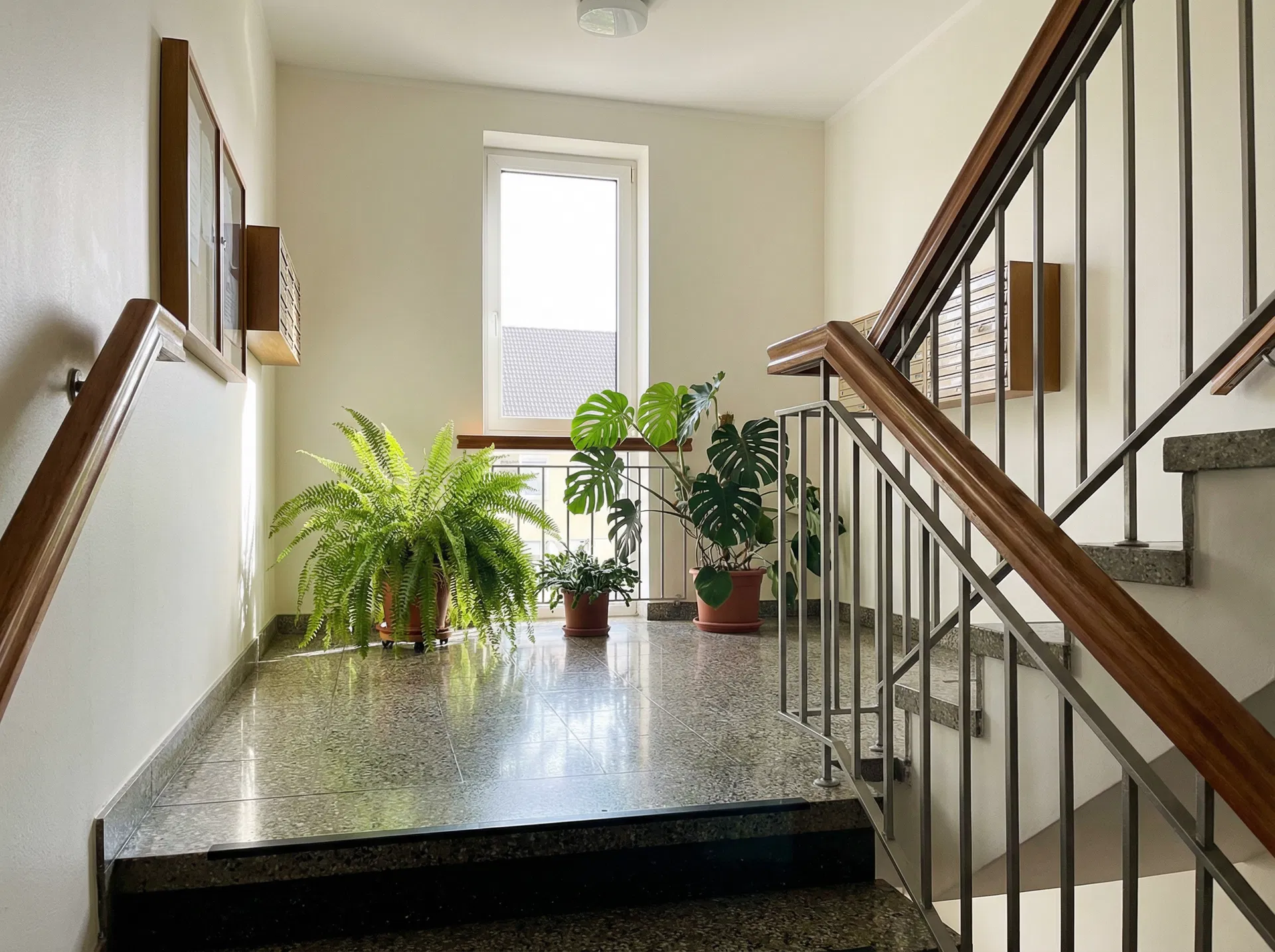 Gepflegtes Treppenhaus